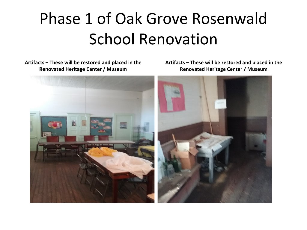 Inside Oak Grove School - Renovations in Progress